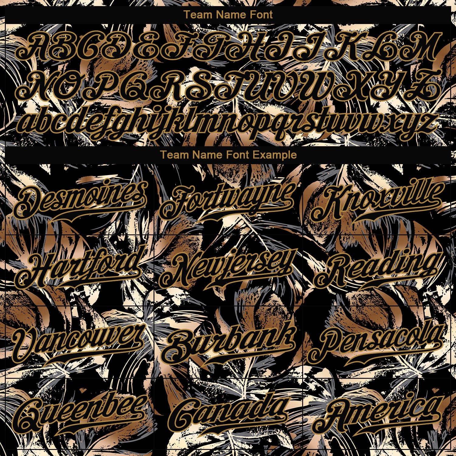 Custom 3D Pattern Design Golden Tropical Leaves In The Style Of Jungalow And Hawaii Authentic Baseball Jersey Custom 3D Pattern Design Golden Tropical Leaves In The Style Of Jungalow And Hawaii Authentic Baseball Jersey
