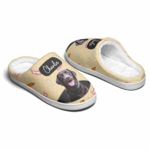 Custom Cute Pet Photo Personalized Photo Slippers 4