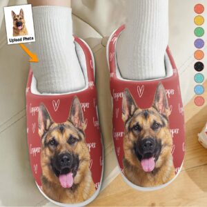 Custom Photo Pet Name – Personalized Photo Slippers