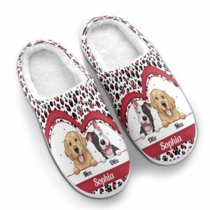 Cute Dog Personalized Slippers 3