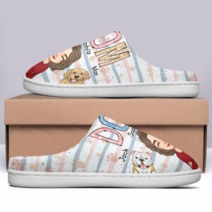 Dog Mom Personalized Slippers 2 c56d4c3a de84 4c09 ac80 381ed5358023