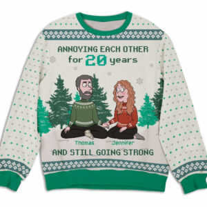 Still Going Strong – Personalized Custom All-Over-Print Sweater