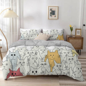The Outstanding Cat Duvet Cover Set