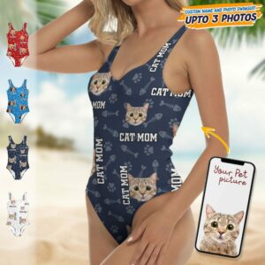 geckocustom custom cat photo with accessory pattern swimsuit k228 889002 33363827818673