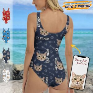 geckocustom custom cat photo with accessory pattern swimsuit k228 889002 33363827884209