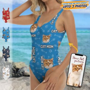 geckocustom custom cat photo with accessory pattern swimsuit k228 889002 33363827949745