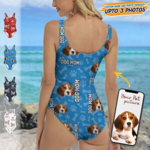 geckocustom custom dog photo with accessory pattern swimsuit k228 889004 33363893977265