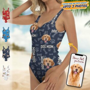 geckocustom custom dog photo with accessory pattern swimsuit k228 889004 33363900301489