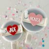 Heart Tumbler Name Plate Topper Tumbler Topper Valentine’s Cup Heart Topper Custom Heart Tumbler Name Tag 40oz/30oz Tumbler Lid Name Tag